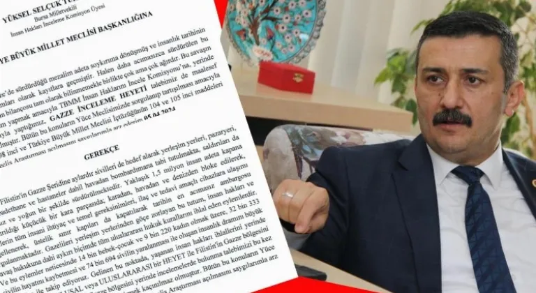 İYİ Partili Türkoğlu'nun Gazze Araştırma Önergesi Şoku